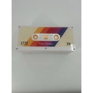 Veuve Clicquot Limited Edition Retro Cassette Tape Tin Only Fast Shipping